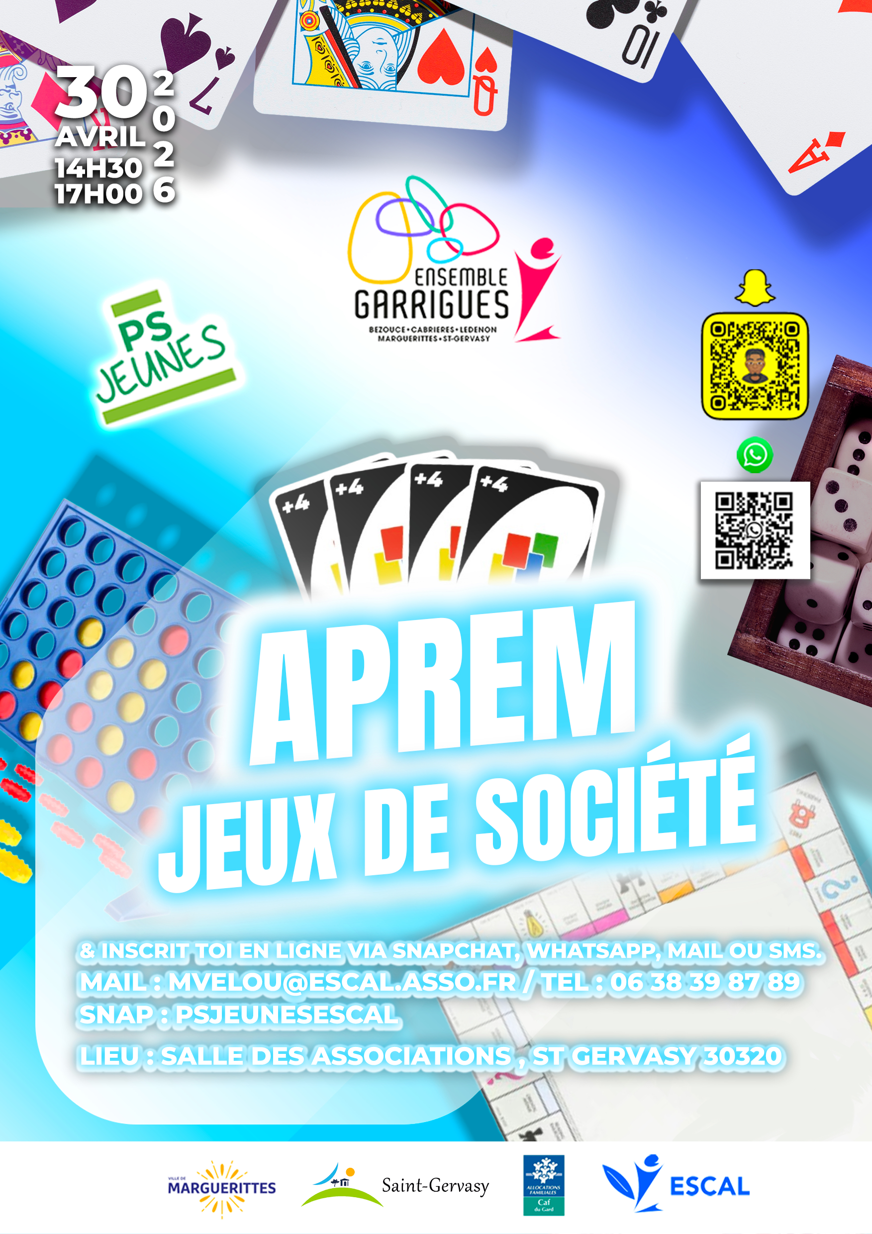 AFFICHE APREM JEUX DE SOCIÉTÉ