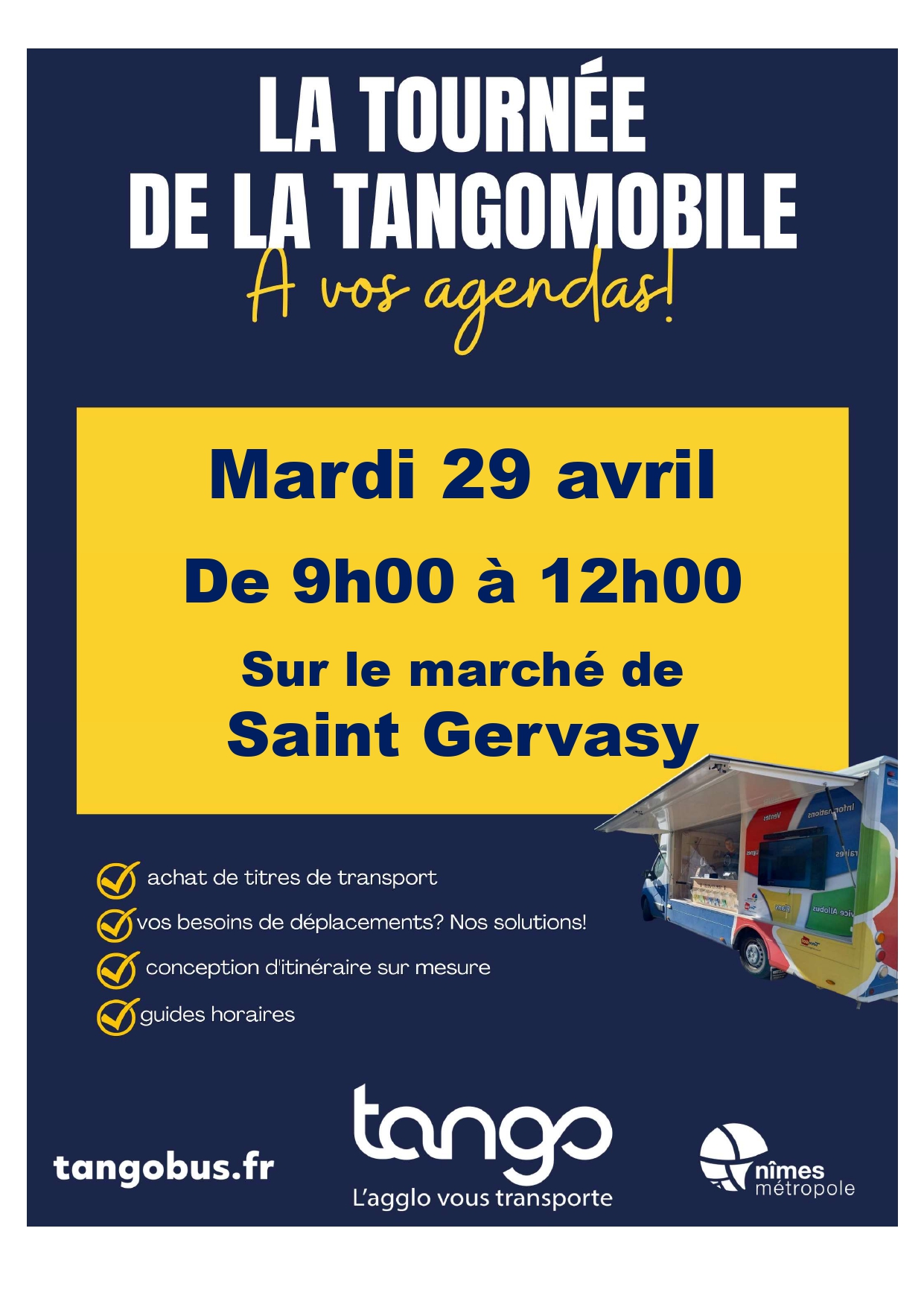 Affiche Marche De Saint Gervasy Avril 2025