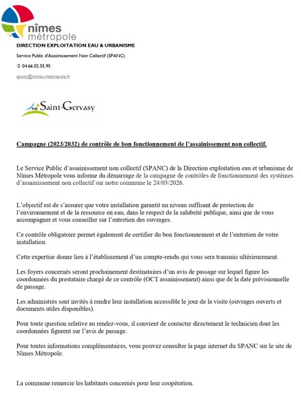 Nimes Metrople Campagne Fonctionnement Assainissement