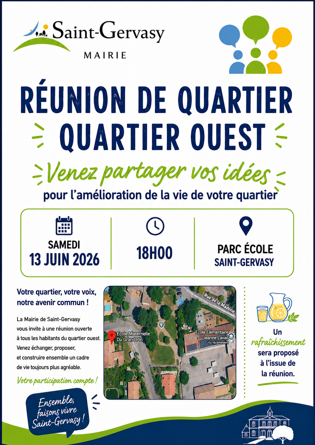 Reunion Quartier Ouest 13 Juin